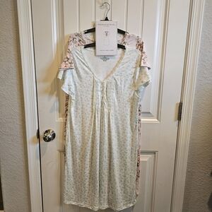 NWT Elizabeth & Nicole Sleepwear 2-Pack Nightgowns Gowns Women's Medium Floral